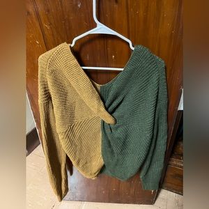 Time and Tru Reversible Sweater